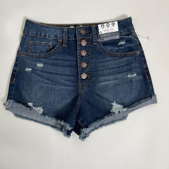 REWASH Comfort Stretch High Rise Jean Shorts SZ 26 - Picture 2 of 7